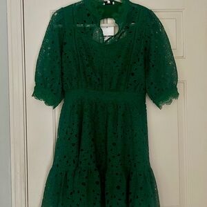 NWT SunCoo Green Lace TL